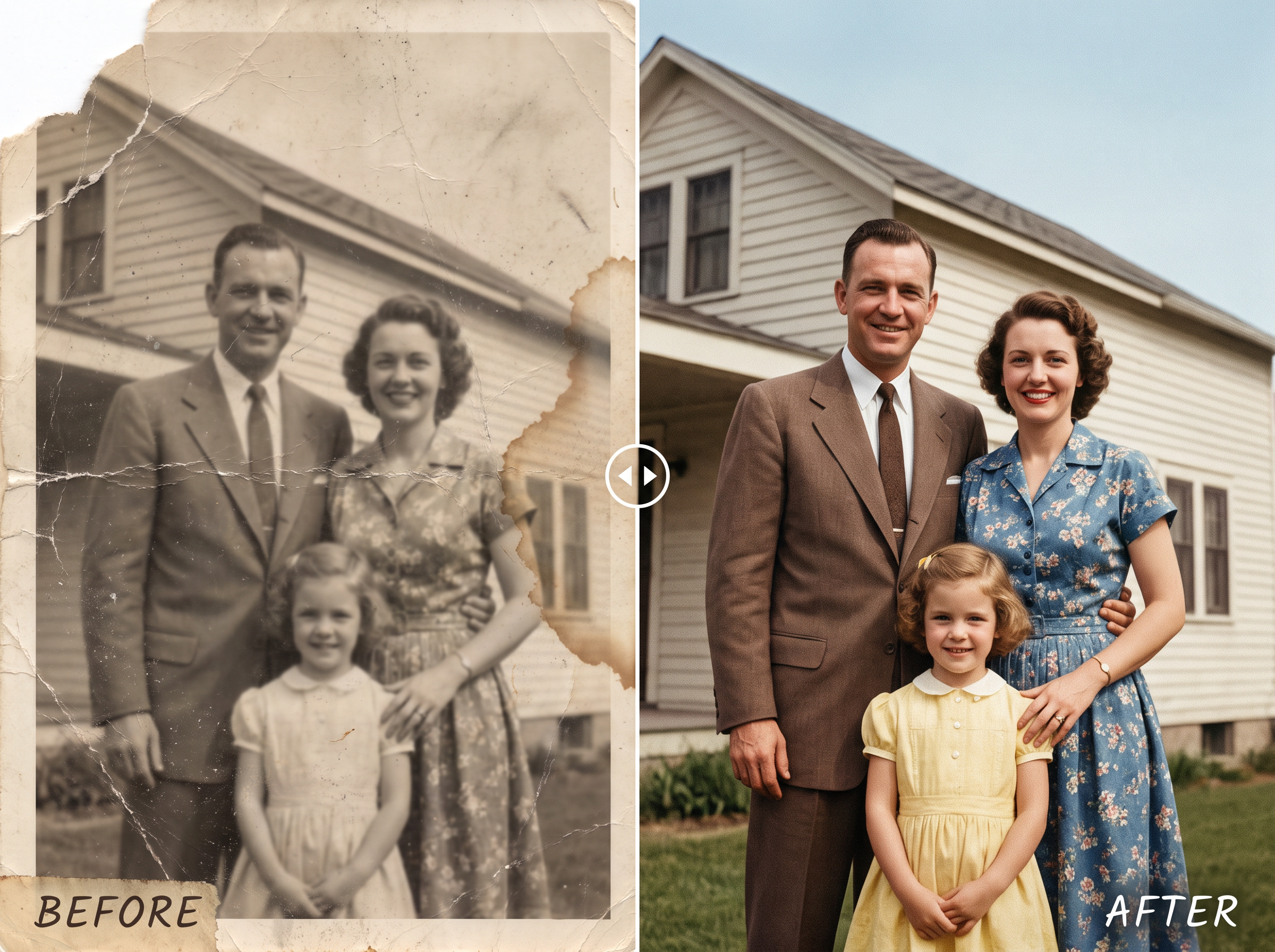 Restore and enhance old photos