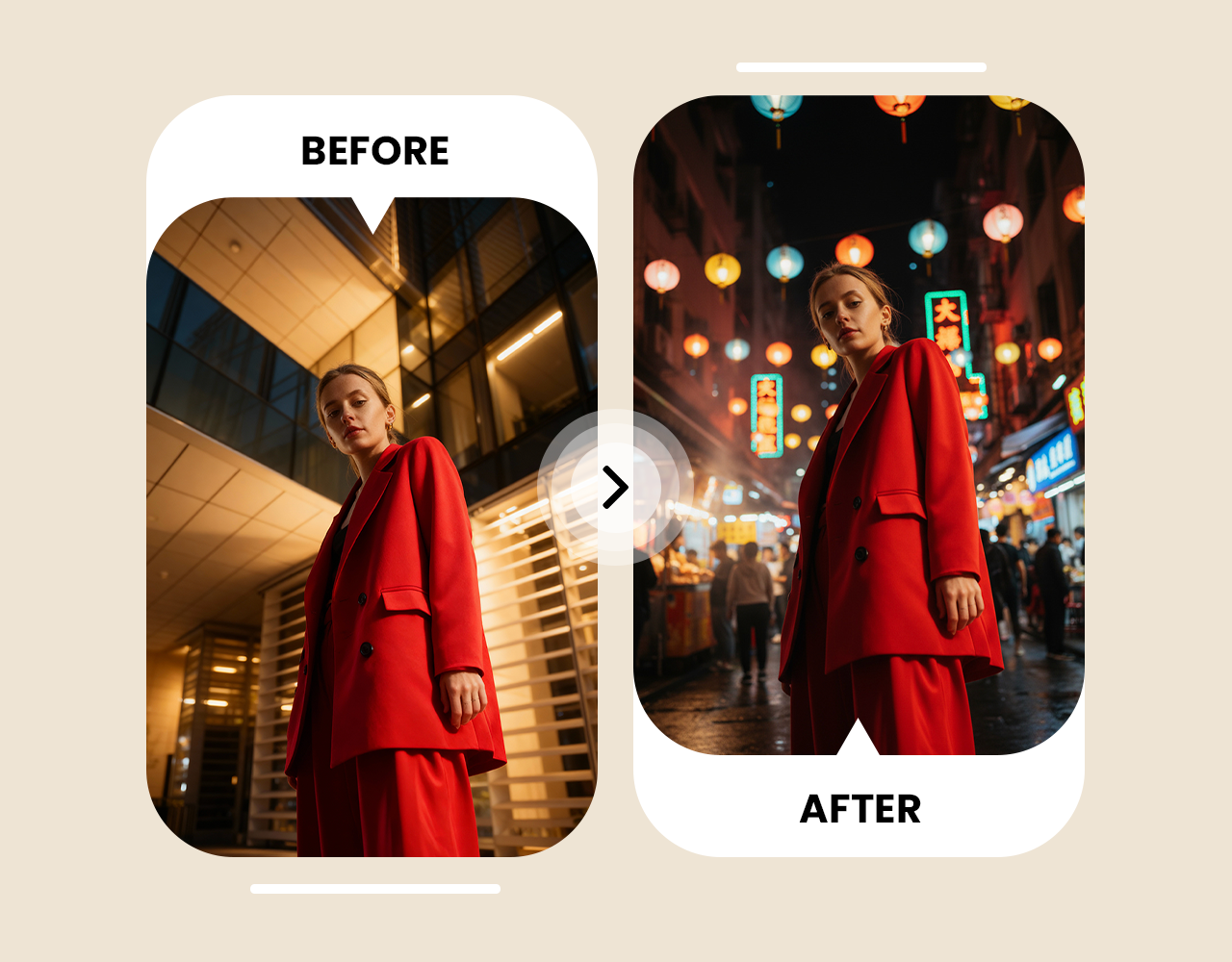 Describe the Background You Want. No Tracing, No Preset Library